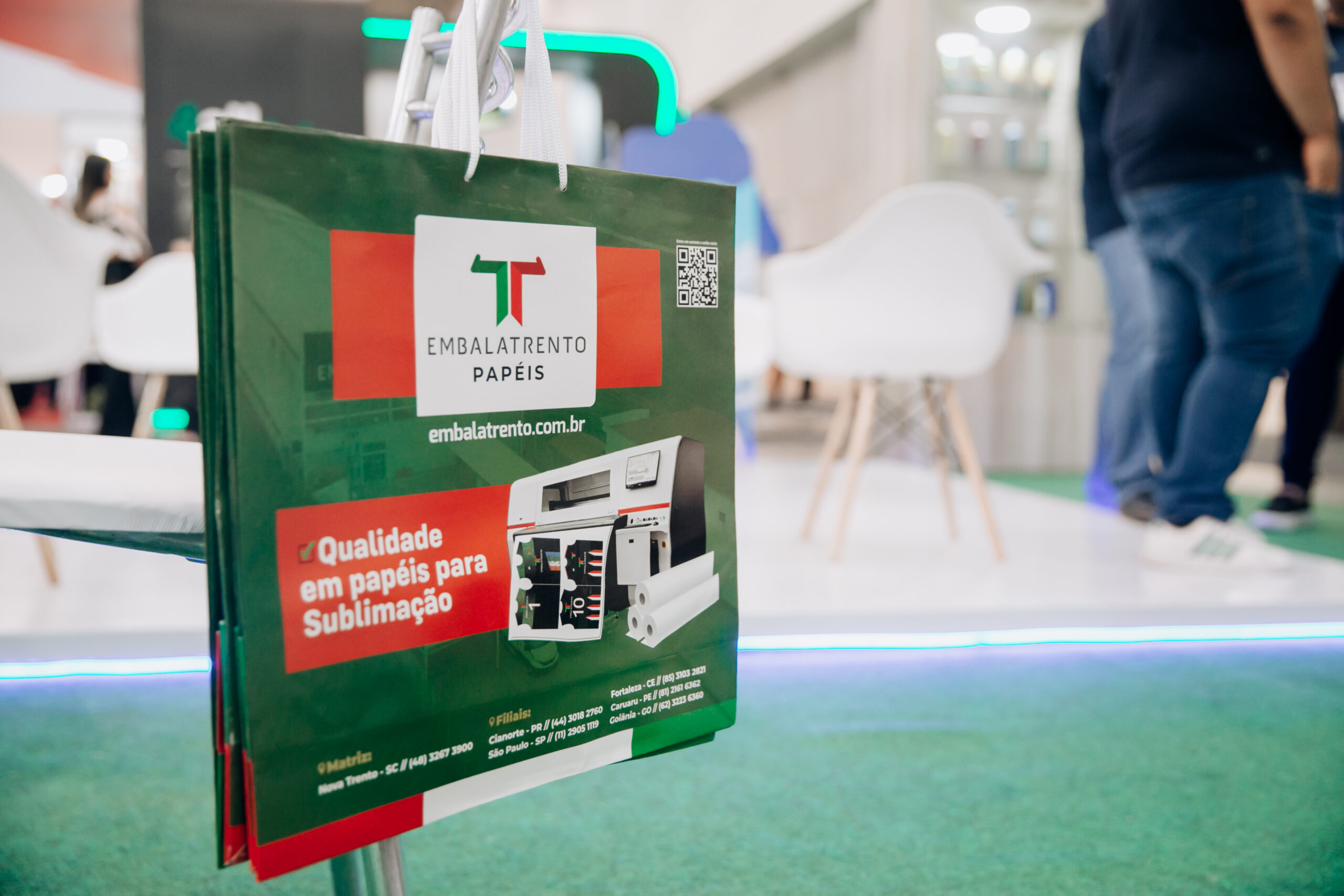 Material Embalatrento na Expo Maquintex